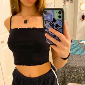H&M ruffle tank top
